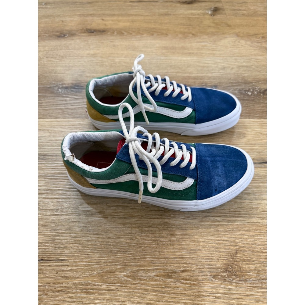 Vans Old Skool Sneakers M5/W6.5 Multi Color Yacht Club Colorblock Skate‎ - Picture 5 of 10